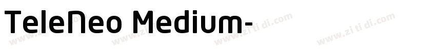 TeleNeo Medium字体转换